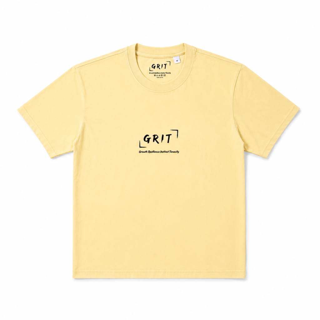 Oversized cream performance tshirt