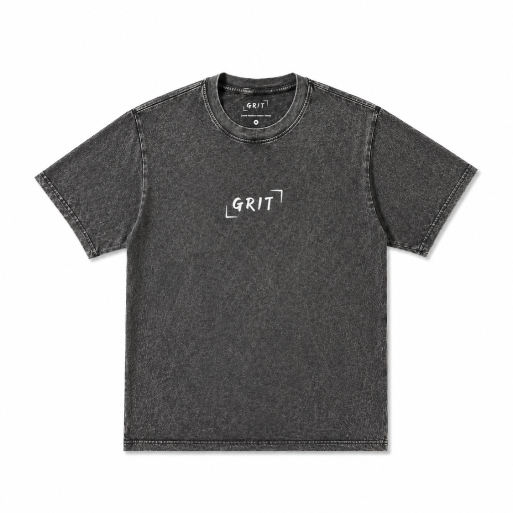 Washed oversized gray tshirt